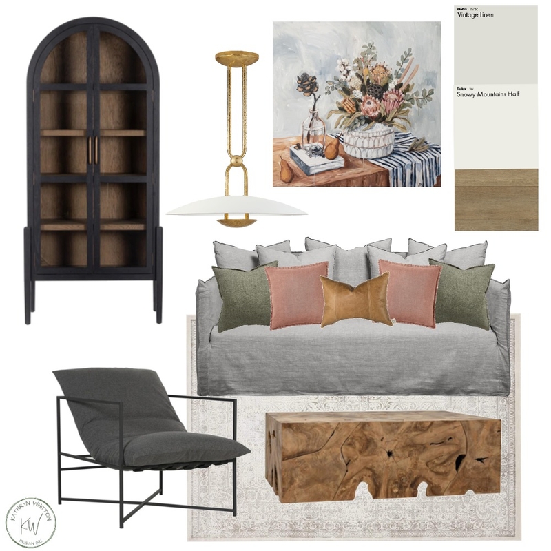 Natural Contemporary Mood Board by Kathryn Whitton Design Inc on Style Sourcebook
