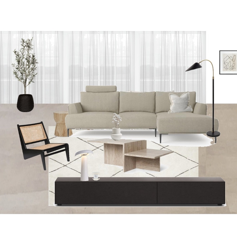 Living Room - Travetine Coffee Table Mood Board by At Home with Wysteria on Style Sourcebook