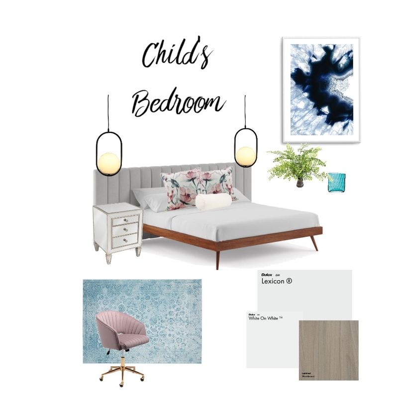 Coastal Girls bedroom Mood Board by hlance on Style Sourcebook