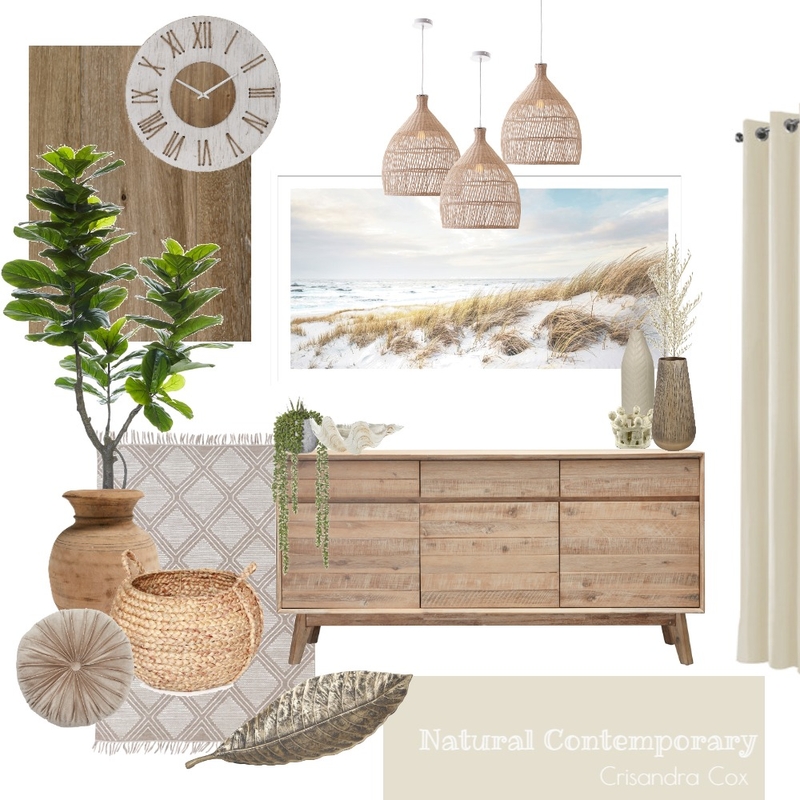 Natural Contemporary Mood Board by InteriorChicky on Style Sourcebook