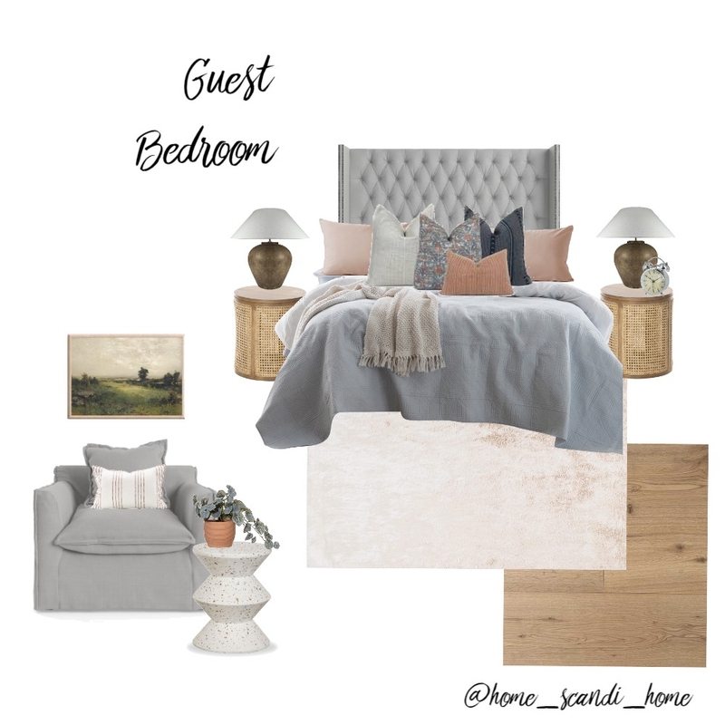 Guest Bedroom Mood Board by @home_scandi_home on Style Sourcebook