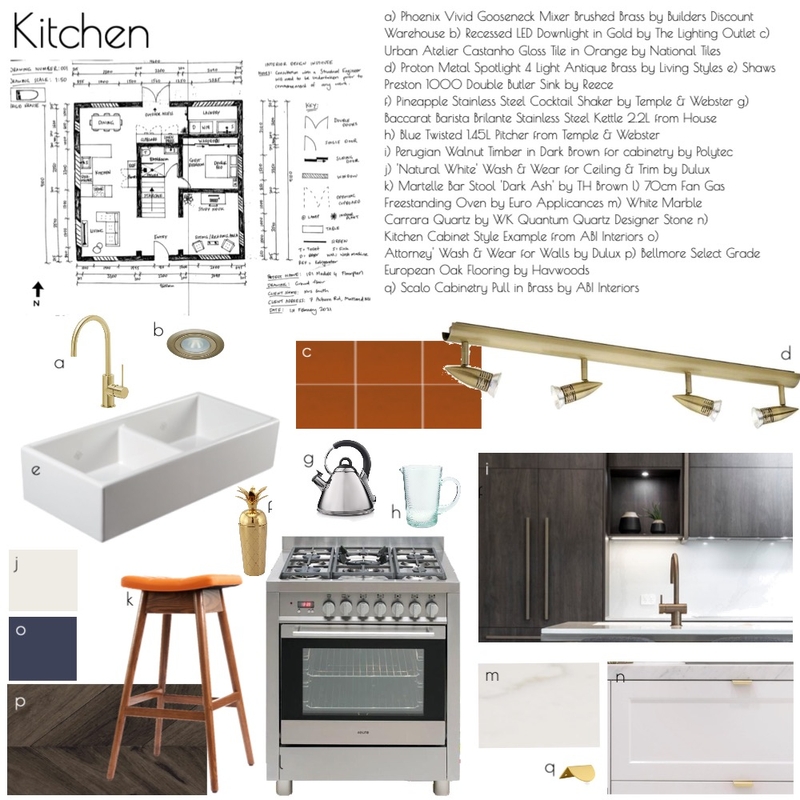 Kitchen BRIGID KRAUSE Mood Board by brigid on Style Sourcebook