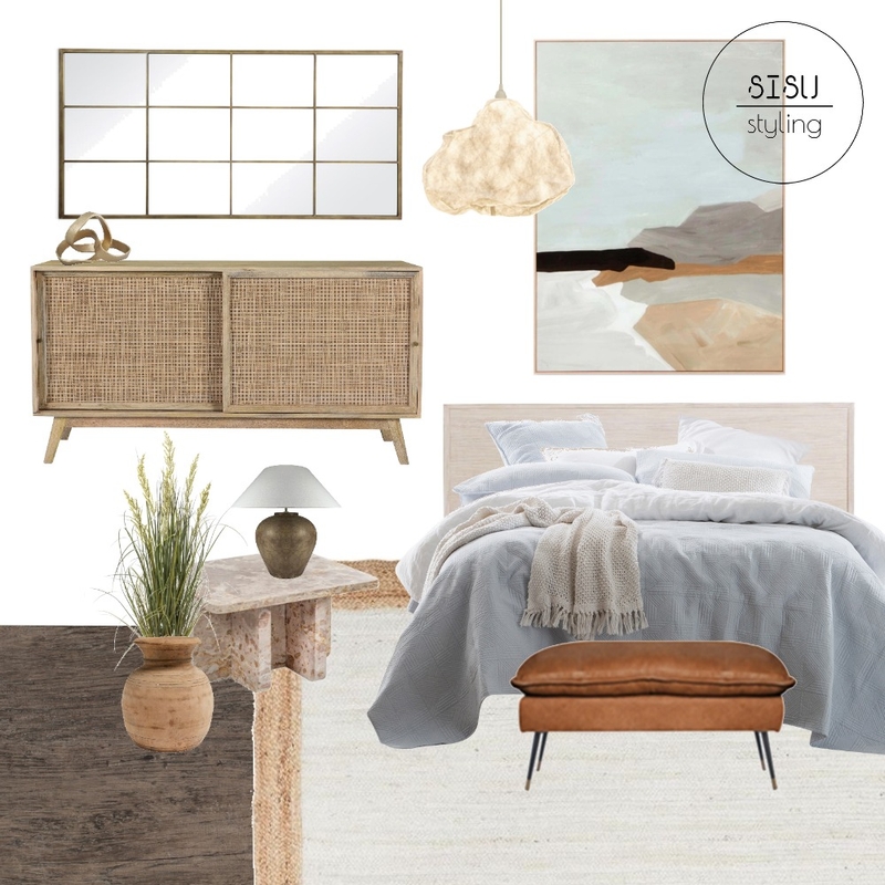 Natural Contemporary Bedroom Mood Board by Sisu Styling on Style Sourcebook