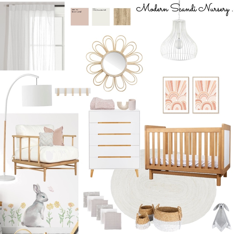 Modern Scandi Nursery Mood Board by anita marie.santo on Style Sourcebook