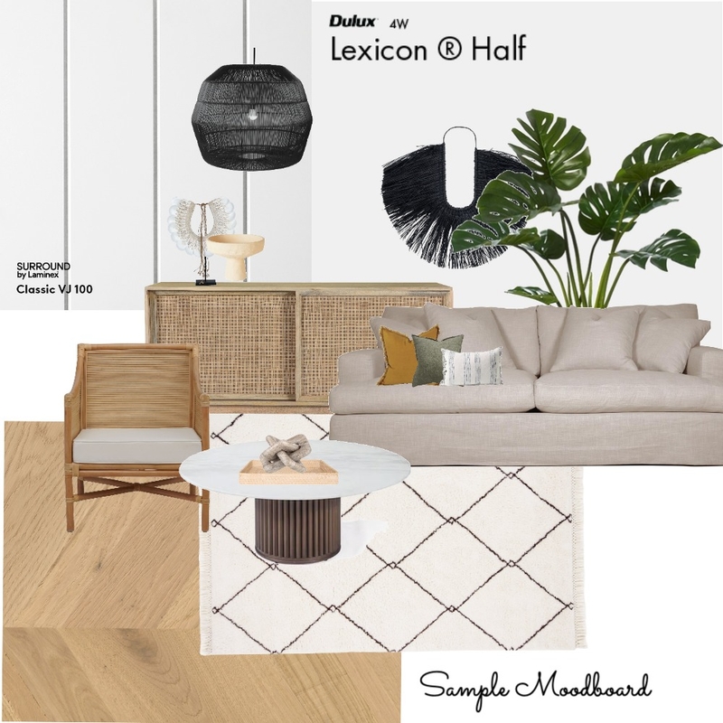 Sample Boho Mood Board by Lifestyle on Style Sourcebook