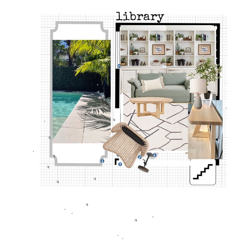 Library FINAL Mood Board by 3doors2thebeach on Style Sourcebook