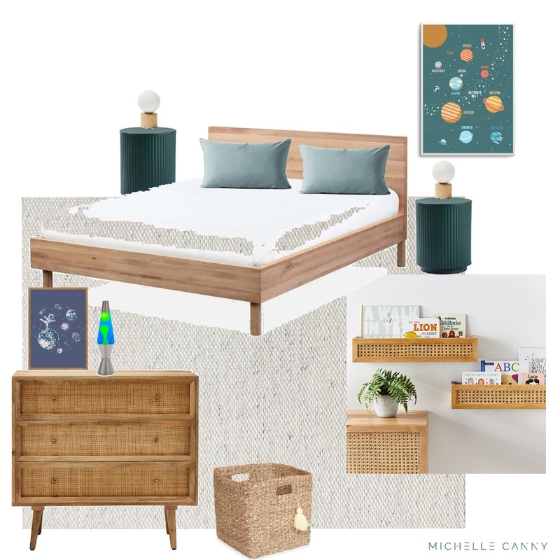 Revised Mood Board for Bodhi's Room Mood Board by Michelle Canny Interiors on Style Sourcebook