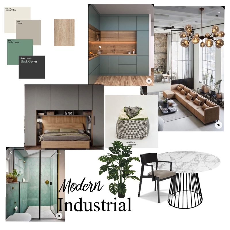 Progetto bilocale modern industrial Mood Board by Giuggiola on Style Sourcebook