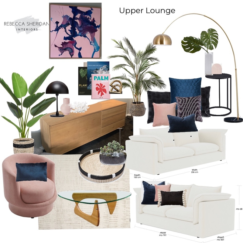 Upper Lounge Mood Board by Sheridan Interiors on Style Sourcebook