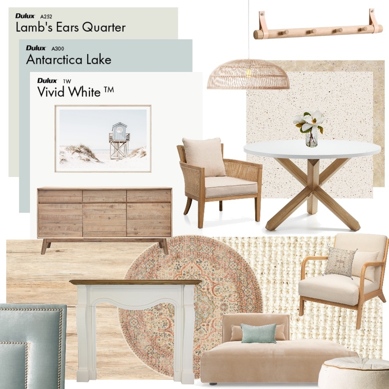 Natural Contemporary Style Mood Board by Sian Sampey on Style Sourcebook