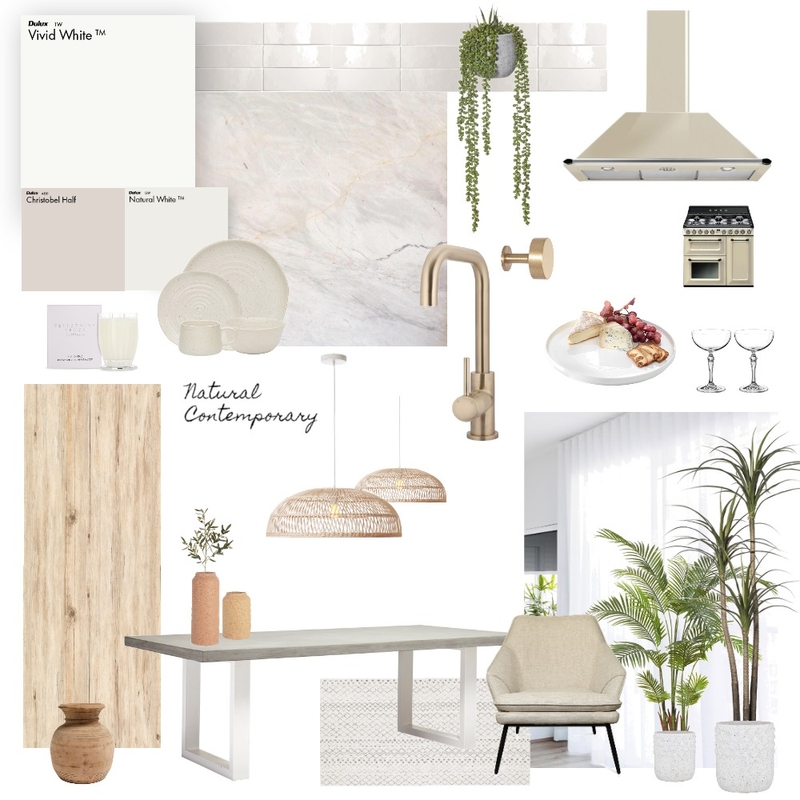 Natural Contemporary Mood Board by mdc on Style Sourcebook