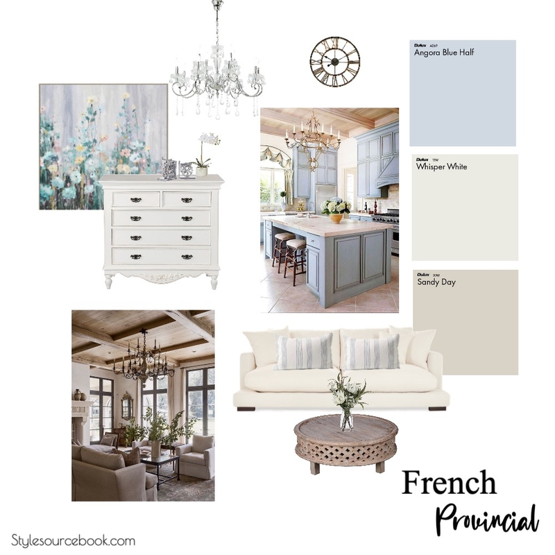 French Provincial Mood Board by emilybarrett on Style Sourcebook