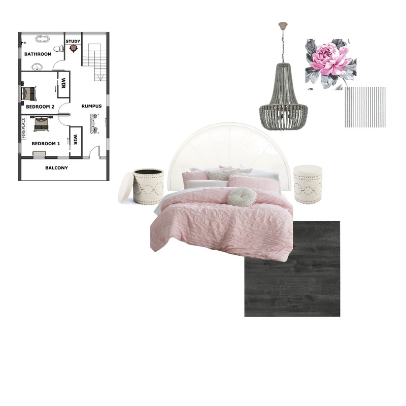 upstairs bedroom Mood Board by Michelle Boyd on Style Sourcebook