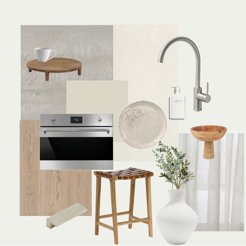 natural contemporary kitchen Mood Board by HOUSEofDRIFTWOOD on Style Sourcebook