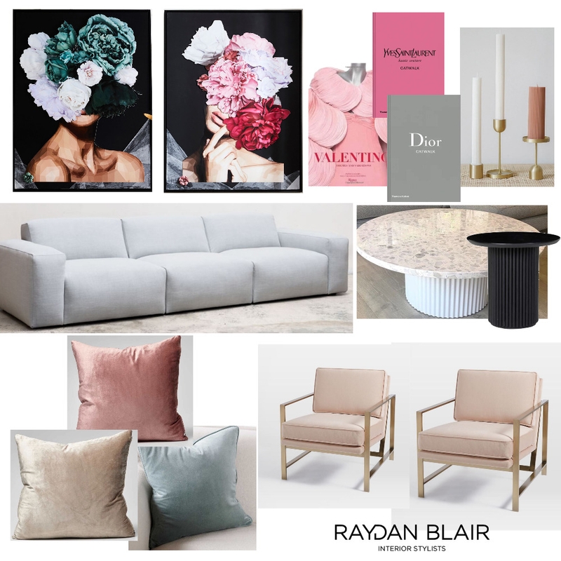 Main Living concept Mood Board by RAYDAN BLAIR on Style Sourcebook