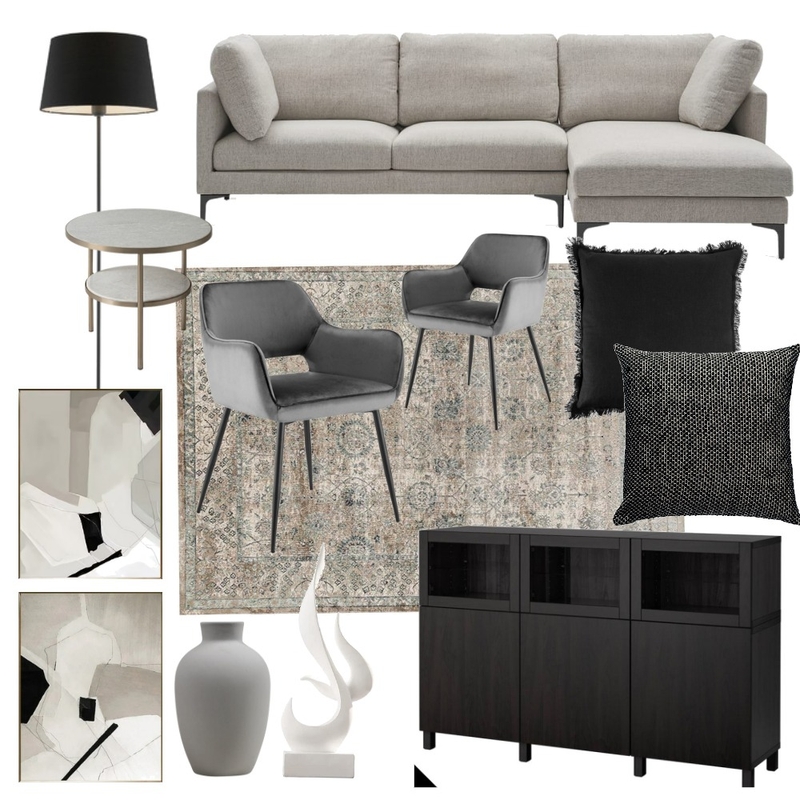 Family Room Mood Board by Moniza on Style Sourcebook