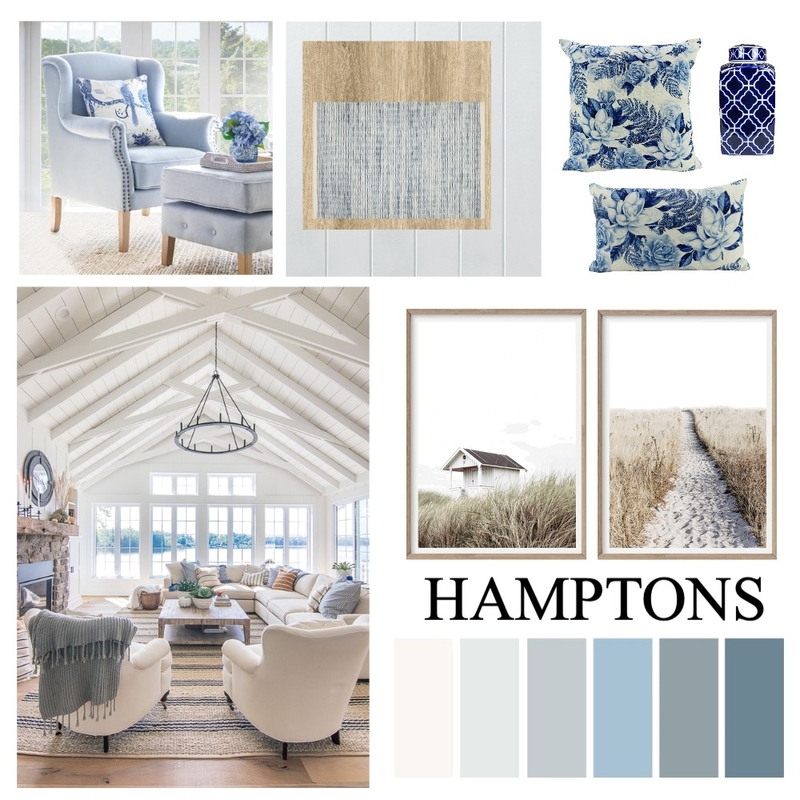 Hamptons Mood Board by Styled Habitats on Style Sourcebook