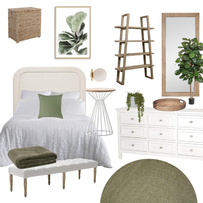 Apartment Bedroom Green Mood Board by morgan.jones on Style Sourcebook