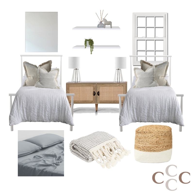 Oro Rental-Twin Bedroom (Draft) Mood Board by CC Interiors on Style Sourcebook