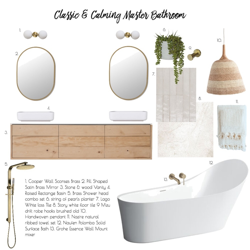 Classic Sample Board bathroom Mood Board by KirstyBarclay86 on Style Sourcebook