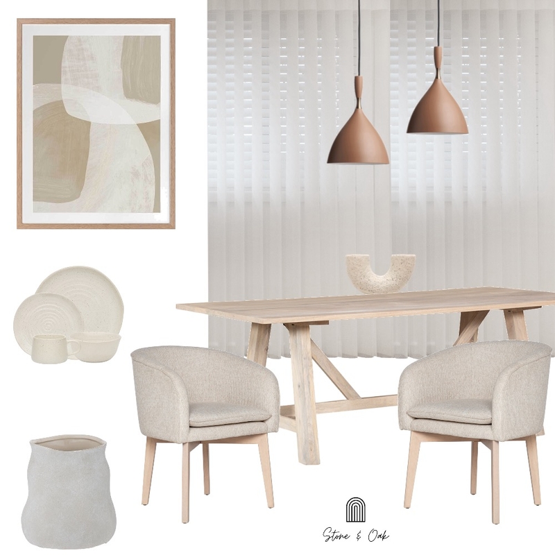 Raw dining Mood Board by Stone and Oak on Style Sourcebook