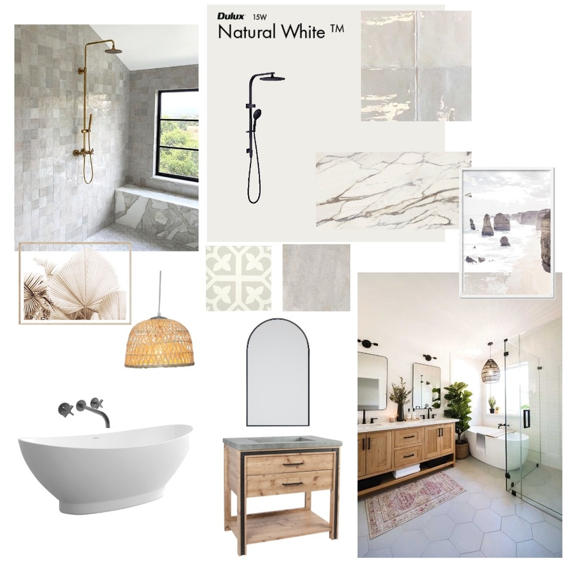 Bathroom Neutral Option 1 Mood Board by astuparich@gmail.com on Style Sourcebook
