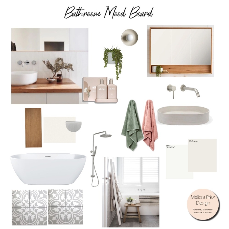 Bathroom Mood Moard Mood Board by mprior on Style Sourcebook