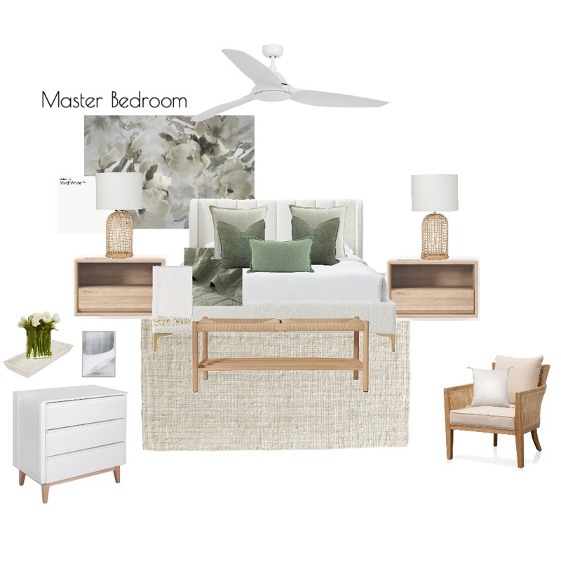 master bedroom sample board Mood Board by brewilliams on Style Sourcebook