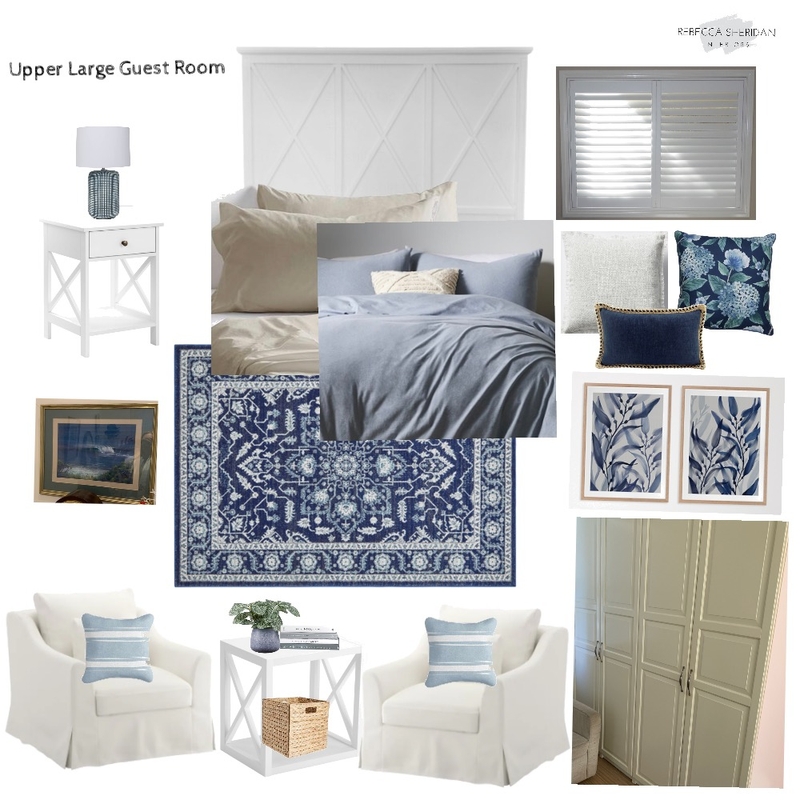 Upper Large Guest Room Mood Board by Sheridan Interiors on Style Sourcebook