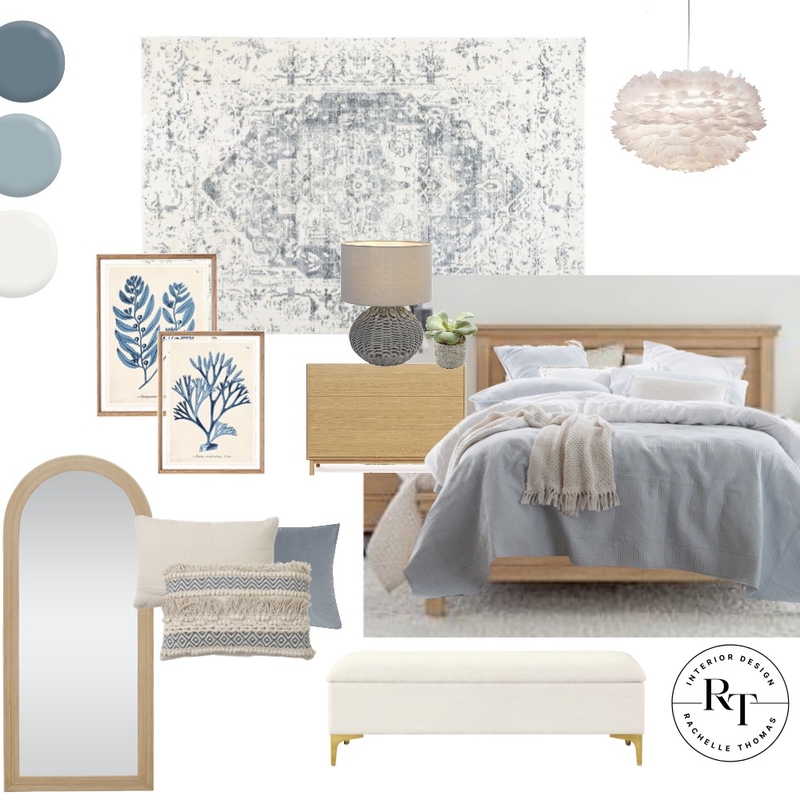 Thomas Hamptons Master Mood Board by RT Interior Design on Style Sourcebook
