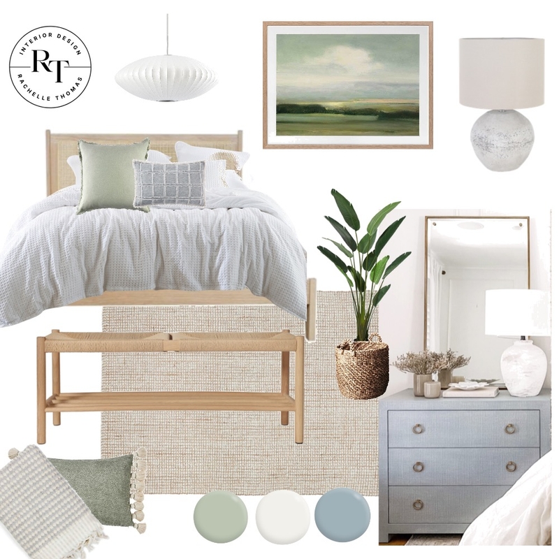 Coastal Hamptons Master Mood Board by RT Interior Design on Style Sourcebook