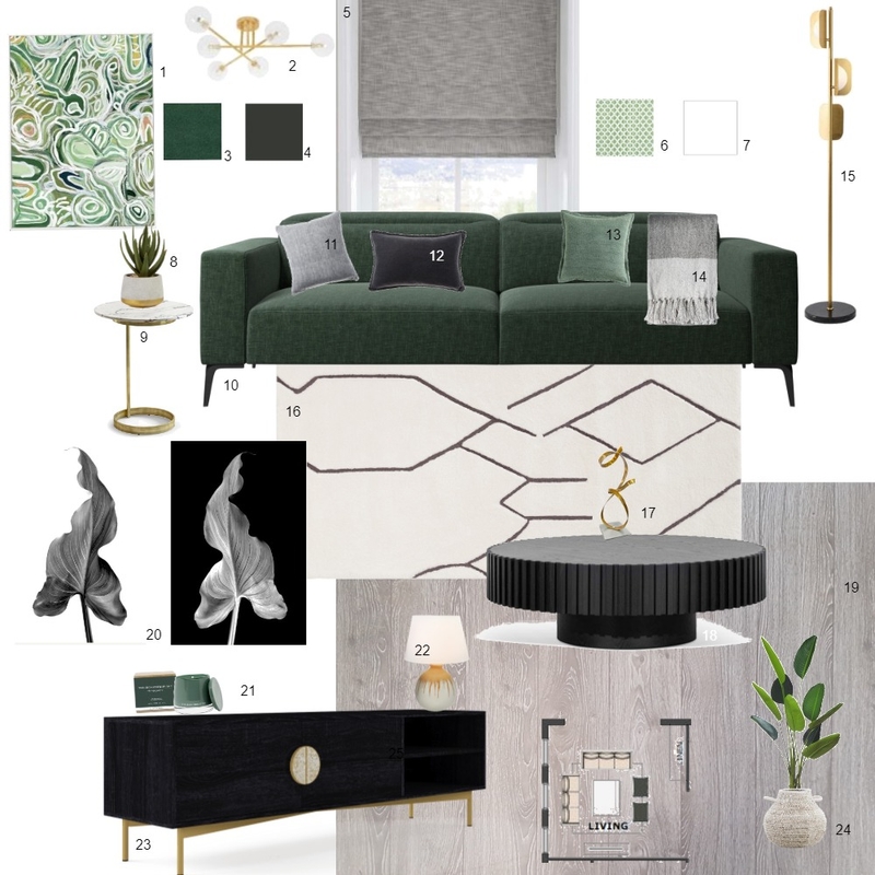 Living Mood Board by carwal on Style Sourcebook