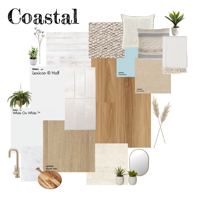 Coastal Flat Lay Material Board Mood Board by angelahill on Style Sourcebook