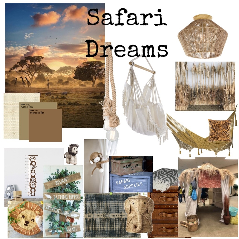 Safari Dreams Mood Board by Incandescent on Style Sourcebook