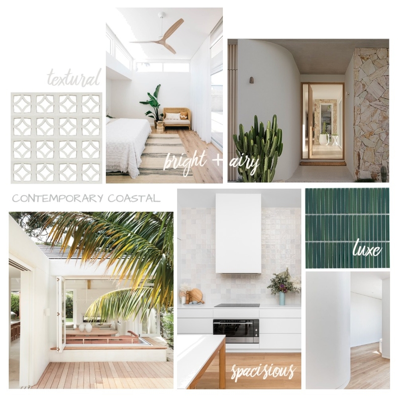 Contemporary Coastal Mood Board by White Soul Studio on Style Sourcebook