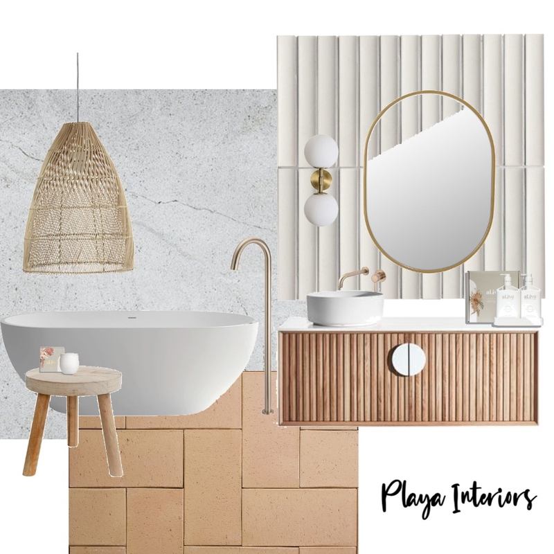 Coastal Modern Bathroom Mood Board by Playa Interiors on Style Sourcebook