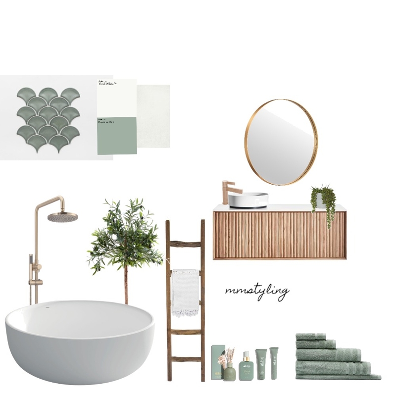 Bathroom Mood Board by MM Styling on Style Sourcebook