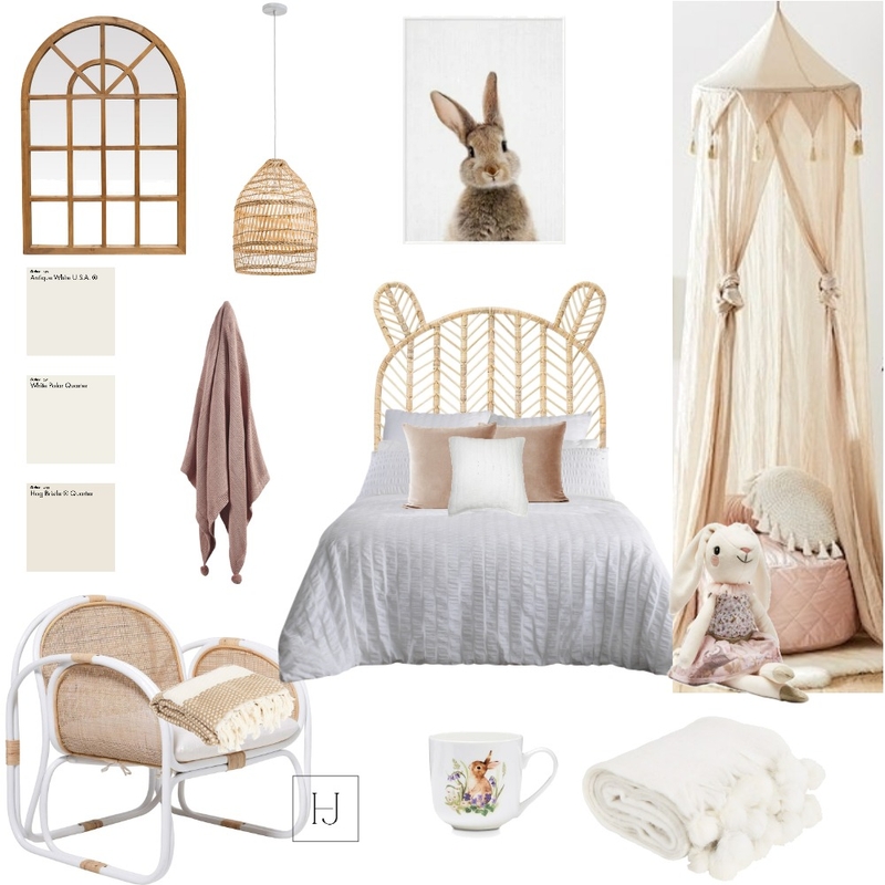 girls bedroom Mood Board by Hidden Jewel Interiors on Style Sourcebook