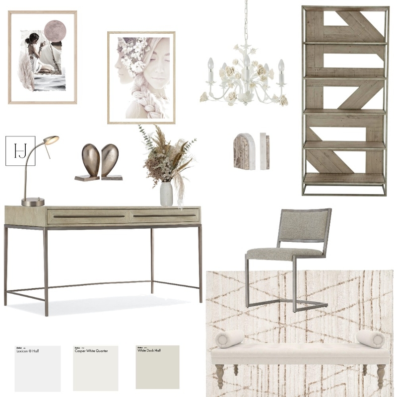 Modern Study Mood Board by Hidden Jewel Interiors on Style Sourcebook