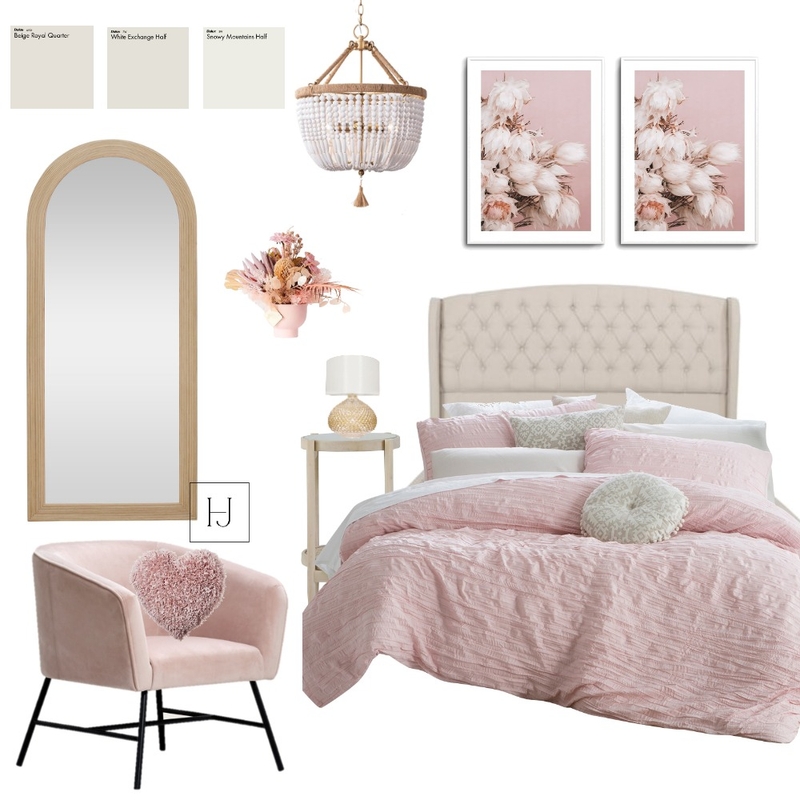 Girl's bedroom Mood Board by Hidden Jewel Interiors on Style Sourcebook