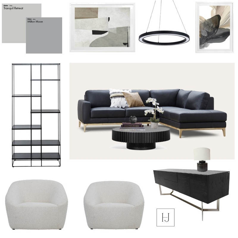 modern living room Mood Board by Hidden Jewel Interiors on Style Sourcebook