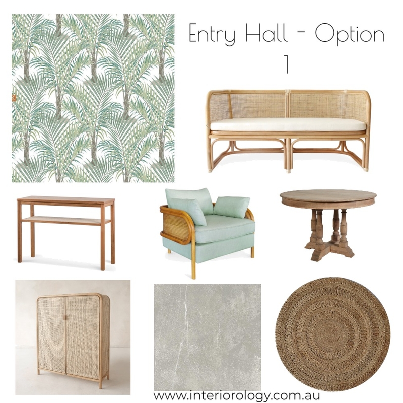 Entrance Hall Option 1 Mood Board by interiorology on Style Sourcebook