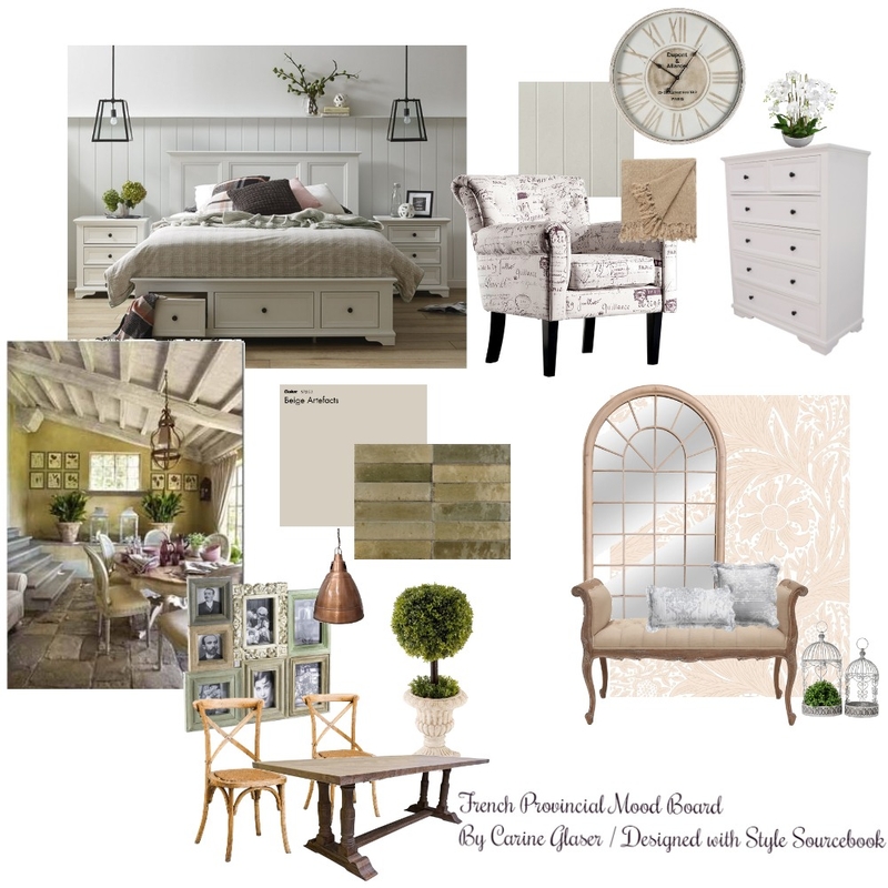 French Provincial Mood Board Mood Board by Carine on Style Sourcebook