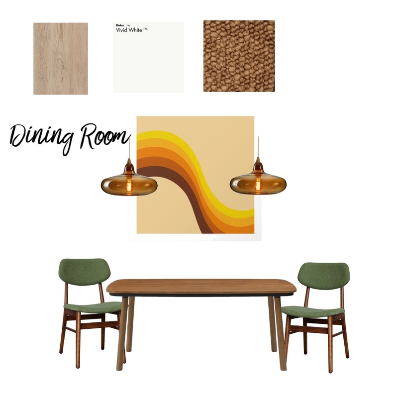 Newcastle West Unit Dining Room 1970s Mood Board by miaconway on Style Sourcebook