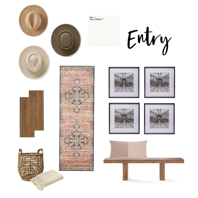 Entry Mood Board by insidehomedesign on Style Sourcebook