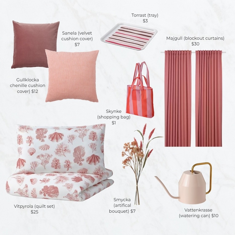 Ikea clearance Winter 2022 (pink edition) Mood Board by The Creative Advocate on Style Sourcebook