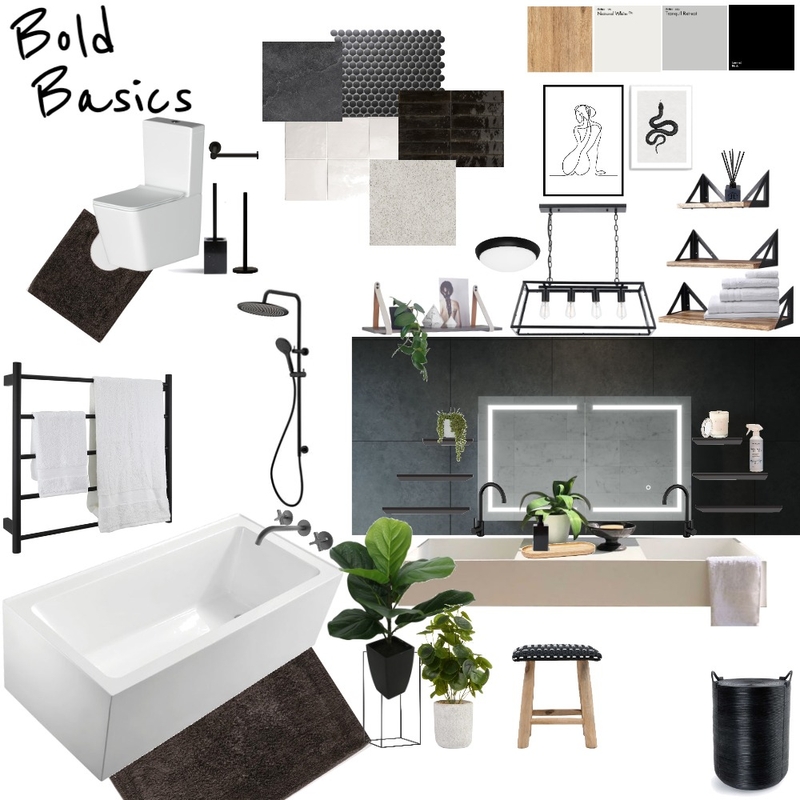 Bold Basics Mood Board by Nicole Beavis on Style Sourcebook