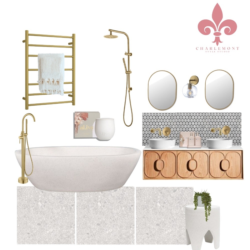 Bathroom Styling Mood Board by Charlemont Style Studio on Style Sourcebook