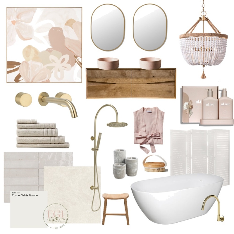 Alive Bathroom Mood Board by Eliza Grace Interiors on Style Sourcebook