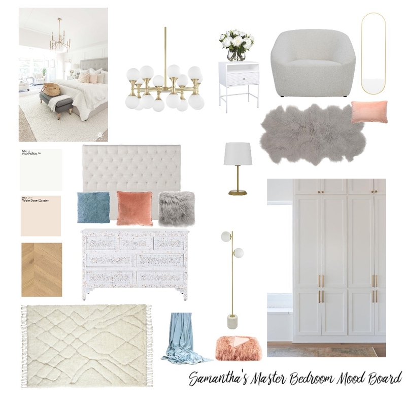 Samantha's Master Bedroom Mood Board Mood Board by Shona's Designs on Style Sourcebook